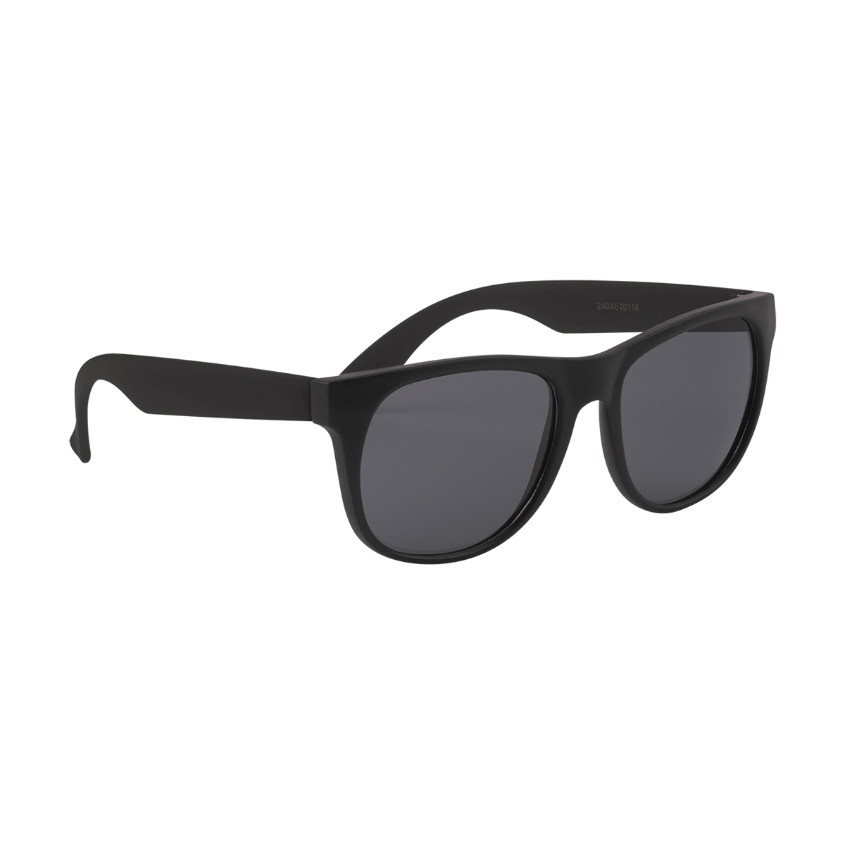Rubber Finish Sunglasses in BLACK